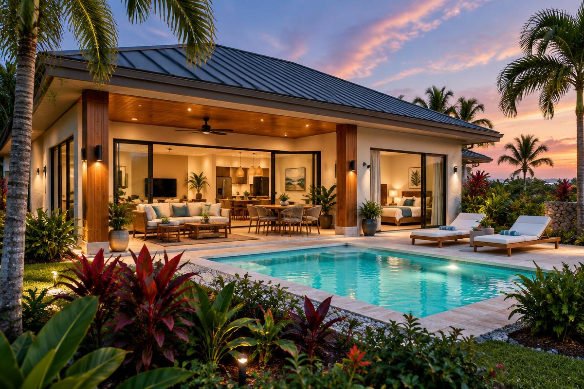 2 bedroom villa render